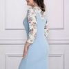 CHARUTTI: НОВОЕ (с этикеткой) платье Изящные мотивы (скай), цвет - голубой. Размер 46. Цена 1000 руб.