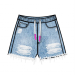 Шорты джинсовые play today Шорты джинсовые play today