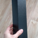 Коробочка 25х5х4,5 (подарок, хранение), ламинированный картон, чёрный