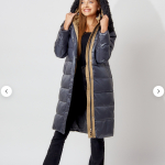 Пальто утепленное с капюшоном зима размер 50
