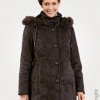 Пальто искусственная замша 52 размер (КОРСО) 2000 руб