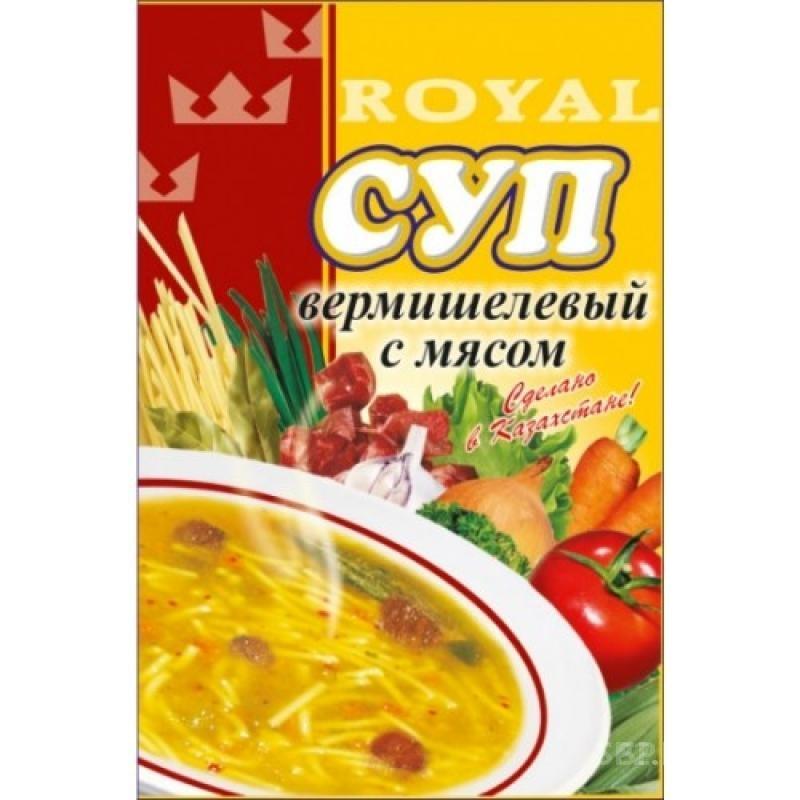 Русский продукт суп мясной с вермишелью