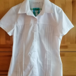 Шикарная белая блузка, 44 размер, цена 1100!