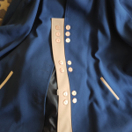Пальто женское демисезонное Кашемир Синий, размер 58, Цена 2900