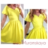 Желтое платье LizaMuromskaya размер 44