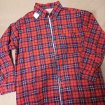 Рубашка мужская фланелевая, размер по воротнику 44.
