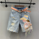 Цветочный рай-женские джинсы, юбки, футболки с объёмными цветами