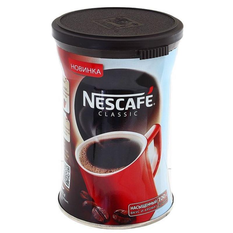 Кофе в банках. Кофе Nescafe Classic 100г ж/б. Кофе Нескафе Классик 100 гр ж/б. Nescafe Classic растворимый 100г. Кофе 