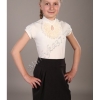 ЛиКру! Белые детские блузки и другая одежда для садика и школы!