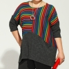 Блузка на 54-56 цвет цветная полоска