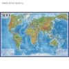 Карта Мира Физическая, 12078см, 1:25 млн., лам.карт